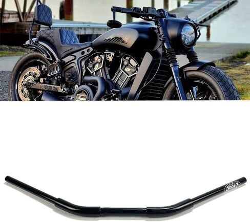 مقود سحب مخصص للدراجات النارية 1-1/4 بوصة 7/8 بوصة 22 مم مقود للرياضي S 1250 RH1250S Nightster 975 2021-2023 (Black Nightster 975) in Saudi Arabia