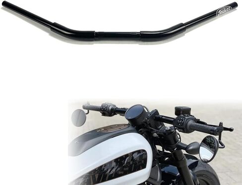 مقود سحب مخصص للدراجات النارية 1-1/4 بوصة 7/8 بوصة 22 مم مقود للرياضي S 1250 RH1250S Nightster 975 2021-2023 (Black Nightster 975) in Saudi Arabia