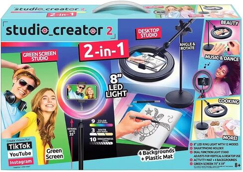 2 2-in1 Green Screen Studio and Desktop Studio in Saudi Arabia