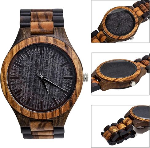 kullder Personalized Engraved Watch for Best Man Groomsmen Gifts for Wedding Mens Custom Wooden Watches for Men Personalized Groomsmen Husband Dad Father Gifts Ideas in Saudi Arabia