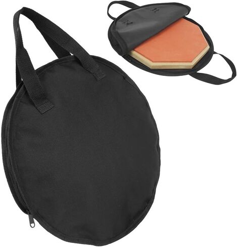 Dumb Drum Bag,Portable 12 Inch Dumb Drum Practice Pad Bag Black Oxford Cloth Carrying Bag Case in Saudi Arabia