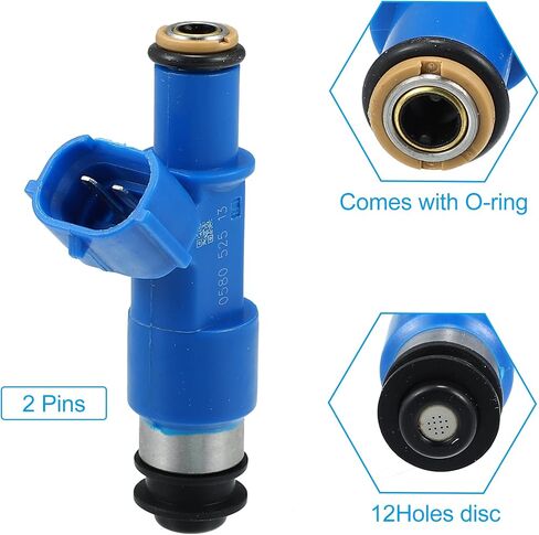 X AUTOHAUX 4pcs 16611-AA720 Fuel Injector for Subaru WRX 6MT S209 2018-2021 for Subaru WRX 2006-2014 for Subaru Forester 2006-2013 2.5L Turbo EJ255 in Saudi Arabia