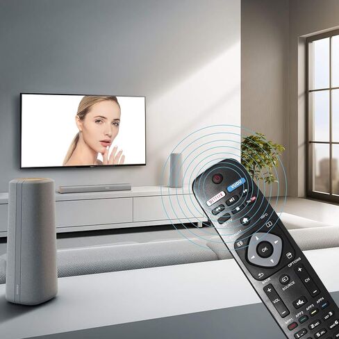 جهاز تحكم عن بعد عالمي جديد لتلفزيون فيليبس بديل عن بعد لتلفزيون LCD LED 4K UHD الذكي NH500UP in Kuwait