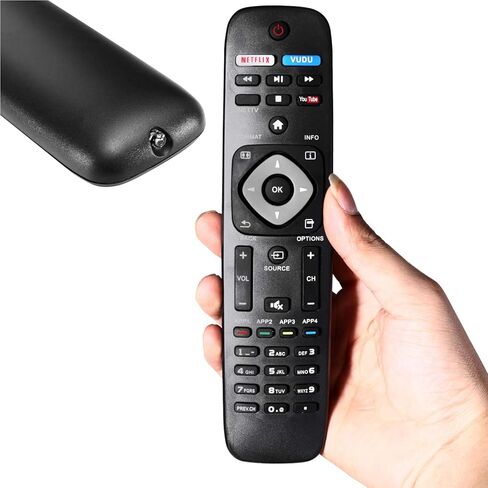 جهاز تحكم عن بعد عالمي جديد لتلفزيون فيليبس بديل عن بعد لتلفزيون LCD LED 4K UHD الذكي NH500UP in Kuwait