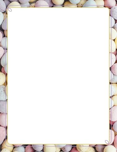 Great Papers! Speckled Letterhead, 8.5" x 11", 80 Count, Easter Eggs in Saudi Arabia