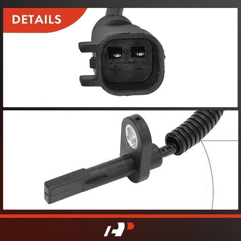 مستشعر سرعة العجلات A-Premium ABS متوافق مع موديلات Chevy - Camaro 2010 2011 2012 2013 2014 2015 - السائق الخلفي وجانب الراكب، (مجموعة قطعتين) in Saudi Arabia
