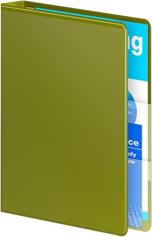 Wilson Jones 3 Ring Binder 3 Inch, Ultra Duty D-Ring View Binder with Extra Durable Hinge, Customizable, Army Green (W866-49-384) in Saudi Arabia