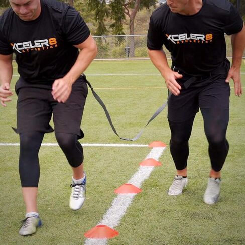REACTIV TRAINER Evasion Belt (1 & 3 Pack) 1v1 Agility & Reaction Belt Coaching Equipment - Soccer, Basketball, Football, Lacrosse Defensive Trainer (Adult & Youth) Plus Training Videos in Saudi Arabia