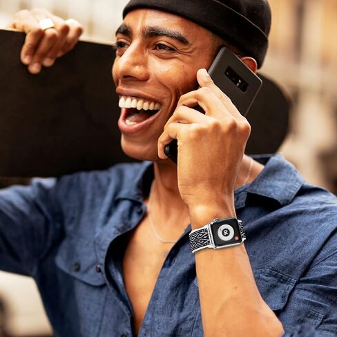 Swhatty 15 Pack Stretchy Nylon Solo Loop Bands Compatible with Apple Watch 49mm 45mm 44mm 42mm 41mm 40mm 38mm, Braided Sport Elastics Women Men Strap for iWatch SE Ultra 1 2 Series 9 8 7 6 5 4 3 2 1 in Kuwait