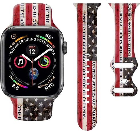 Compatible with Watch Band 38mm 40mm 41mm 42mm 44mm 45mm for Women, Cute Fadeless Replacement Strap for Watch SE Series 9 8 7 6 5 4 3 2 1 Ultra in Kuwait