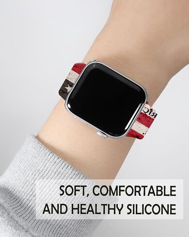 Compatible with Watch Band 38mm 40mm 41mm 42mm 44mm 45mm for Women, Cute Fadeless Replacement Strap for Watch SE Series 9 8 7 6 5 4 3 2 1 Ultra in Kuwait