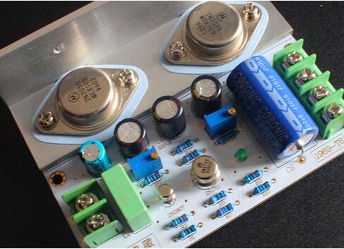 1 قطعة 1969 الفئة أ مكبر للصوت مجلس HiFi الصوت مكبر كهربائي PCB MOT/2N3055 لتقوم بها بنفسك أطقم (قناة واحدة) in Saudi Arabia