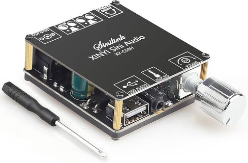لوحة مضخم صوت بلوتوث XY-C50H TPA3116D2 رقاقة هاي فاي 12-24 فولت تيار مستمر، تدعم بطاقة الصوت USB/فلاش USB، AUX، أوضاع إدخال متعددة بلوتوث (XY-C50H فقط بدون مصدر طاقة تيار مستمر) in Saudi Arabia