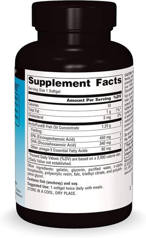 Source Naturals ArcticPure Enteric-Coated Ultra-Potency 850 mg Omega-3 Fish Oil - 30 Softgels in Saudi Arabia