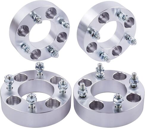 DCVAMOUS 4PC 4x156 ATV UTV Wheel Spacers 1 Inch with 12x1.5 Studs 131mm Center Bore Compatible with Polaris 4 Lug for 2013-2021 Ranger | 2014-2021 RZR XP 1000 | 2015-2021 RZR in Saudi Arabia