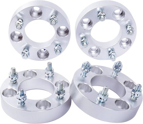DCVAMOUS 4PC 4x156 ATV UTV Wheel Spacers 1 Inch with 12x1.5 Studs 131mm Center Bore Compatible with Polaris 4 Lug for 2013-2021 Ranger | 2014-2021 RZR XP 1000 | 2015-2021 RZR in Saudi Arabia
