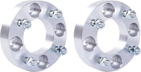 DCVAMOUS 4PC 4x156 ATV UTV Wheel Spacers 1 Inch with 12x1.5 Studs 131mm Center Bore Compatible with Polaris 4 Lug for 2013-2021 Ranger | 2014-2021 RZR XP 1000 | 2015-2021 RZR in Saudi Arabia