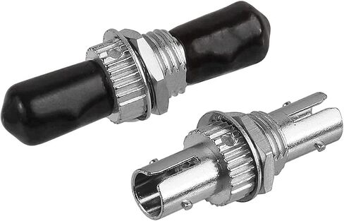 100PC Fiber Optical Coupler ST Fiber Optical Cable Barrel Connector ST to ST Bulkhead Fiber Coupler Simplex Singlemode Multimode in Saudi Arabia