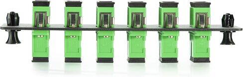 10Gtek Fiber Optic Patch Panel with 6 SC APC Simplex Connectors Fiber Optic Adapter, SMF, LGX Compatible in Saudi Arabia