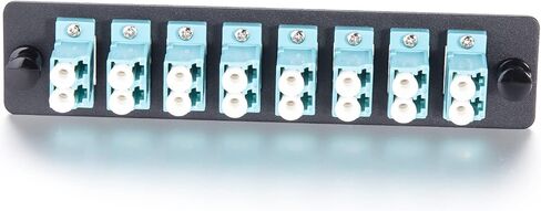 10Gtek Fiber Optic Patch Panel with 6 SC APC Simplex Connectors Fiber Optic Adapter, SMF, LGX Compatible in Saudi Arabia
