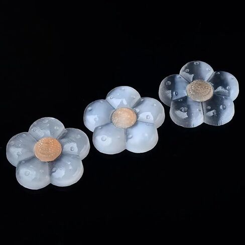 Lovemine Selenite Quartz Crystl Flowers Decor for Home Crystal Flowers Figurines Healing Stone Figurine Energy Crystal in Saudi Arabia