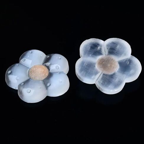 Lovemine Selenite Quartz Crystl Flowers Decor for Home Crystal Flowers Figurines Healing Stone Figurine Energy Crystal in Saudi Arabia