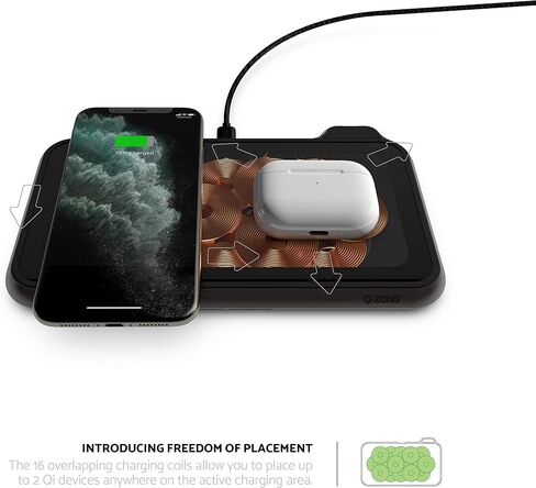 ZENS USB Charger (Charging Cable/Wireless Charger) Compatible with Apple Watch Series 5, Series 4, Series 3, Series 2 & Series 1 (USB-A connector | MFI certified) in Saudi Arabia