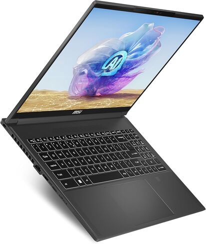 MSI Creator 16 AI Studio Laptop: Intel Ultra 9-185H, 16" UHD+ MiniLED Display, NVIDIA RTX 4090, 64GB DDR5, 2TB NVMe SSD, MicroSD Card Reader, Win 11 Pro: Lunar Gray A1VIG-074US in Saudi Arabia