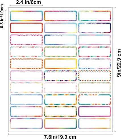 8 Sheets Kids Label Stickers, 240 pcs Hello My Name is Stickers| Easy to Peel & Stick | Self-Adhesive | for Classroom, School, Welcome Party,Office, Meeting, Teachers and Mailing in Saudi Arabia