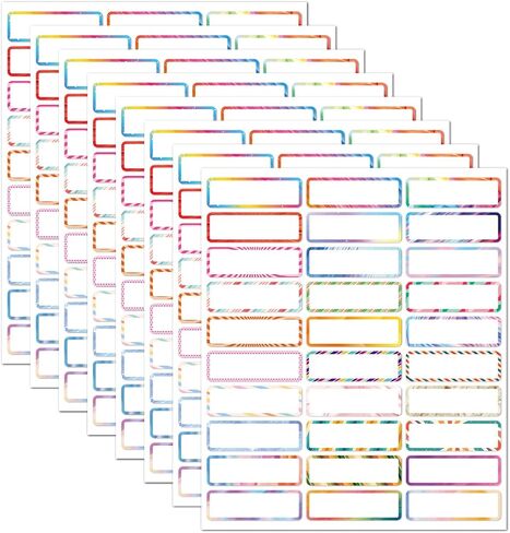 8 Sheets Kids Label Stickers, 240 pcs Hello My Name is Stickers| Easy to Peel & Stick | Self-Adhesive | for Classroom, School, Welcome Party,Office, Meeting, Teachers and Mailing in Saudi Arabia