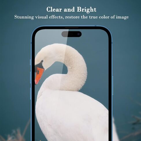 PERFECTSIGHT Anti Blue Light Screen Protector Designed for iPhone 14 Pro 2022 6.1 inch, 2 Pack 6X Stronger Blue Light Blocking Tempered Glass - Eye Protection Anti Eye Fatigue Bubble Free in Saudi Arabia