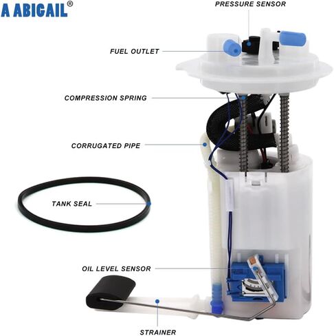 Electric Fuel Pump Module Assembly Replacement for Compatible with Hyundai Sonata 2006-2010 2.4L 3.3L Sonata 06 07 08 09 10 Replace# 31110-3K600, 31110-3K700, 311103K600, 311103K700 in Saudi Arabia