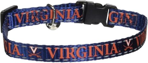 طوق القطط من الرابطة الوطنية لرياضة الجامعات بفيرجينيا كافالييرز، 3/8 × 8-12 بوصة in Kuwait