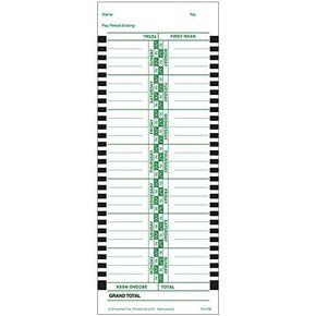Lathem E8B 800p/2100hd Bx/1000 Biweekly Cards