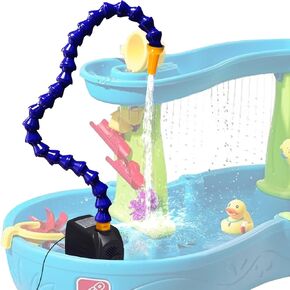 Water Table Pump: Foldable Adjustable Flow Water Pump for Toddlers and Kids, Small Outdoor Summer Play Toy Accessory for Non-Stop Splashing Fun