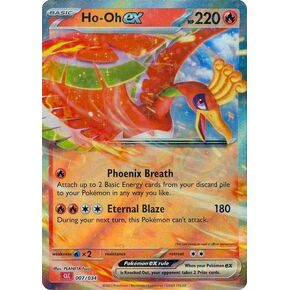 Pokemon – Ho-oh ex 007/034 CLC - Trading Card Game Classic – Holo Foil – Single Card