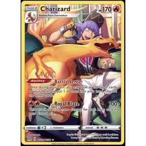 Pokemon - Charizard - TG03 - Trainer Gallery - Lost Origin - Full Art Holo Foil Card