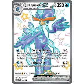 Pokemon – Quaquaval ex - !! Jumbo !! - Oversize - SVP 084 – Holo Foil Card