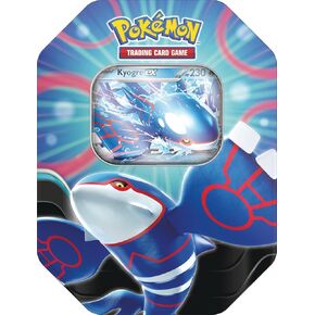 Pokémon TCG: Azure Legends Tin – Kyogre ex (4 Booster Packs & 1 Foil Promo Card)