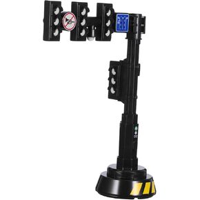 Milisten Simulation Traffic Light with Realistic Sound Effects and LED Lights for Early Education Interactive Role Play and Classroom Learning Traffic Signal Model