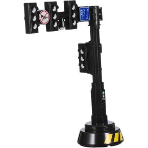 SUPVOX Realistic Traffic Light with Sound and Light Effects Interactive Educational Traffic Signal Model for Home and Classroom Role Play for Early Learning and Cognitive Development