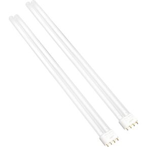 55 Watt Light Bulb with 4-Pin Bulb Base 2G11 Compatible with Aqua Medic Helix Max 55, Jebo, Oase Bitron 55 Clarifier, Bitron 110 Clarifier, Jebao pu55（2PCS）