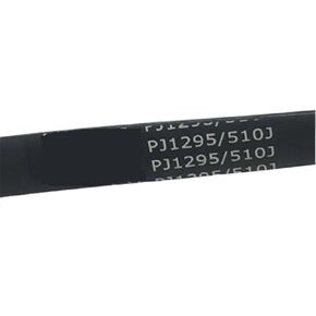 2pcs V-Belt 510J PJ1295 3/4/5/6/7 Ribs Fitness Belt, Conveyor Belt, Spinning Belt, RC Motor Drive Belt(6 Ribs)