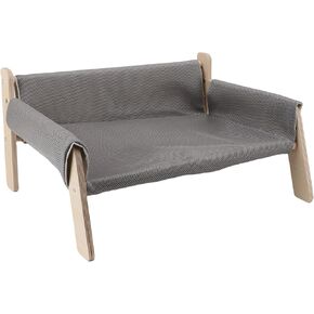 ZJchao Elevated Strong Wooden Cat Sofa Bed Relaxing Stable Load Capacity Cat Couch for Home (Grey) in Saudi Arabia