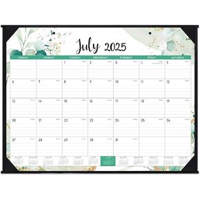 2025-2026 Desk Calendar - Desk Calendar Large 22'' x 17'', from July 2025 to December 2026, 18 Monthly Desk/Wall Calendar, Desk Calendars 2025-2026 Large Space for Writing with Protect Corner