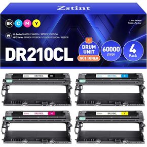 DR210CL Drum Unit (Not Toner) 4-Pack Replacement Compatible for Brother DR-210CL Imaging Drum for MFC-9325CW MFC-9125CN HL-3070CW 3040CN 3045CN 3075CW MFC-9320CW MFC-9120CN 9010CN Printer Black Color