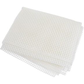 Homoyoyo Blank Rug Hooking Mesh Canvas Sheet for DIY Carpet Making White Tapestry Craft Material Durable and Practical for Embroidery Projects and Latch Hook Crafts