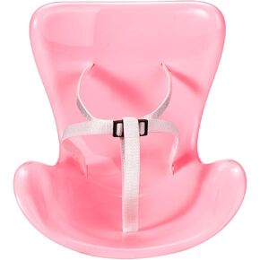 BOXOB Car Seat for Dolls, Pink Plastic Safety Seat Decorative Cute Sofa to Display Doll Toy Ornaments Accessories for Car Interior Air Vents Clip and Desktop Stand Decor