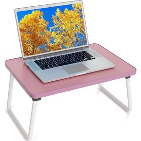Lap Desks Laptop Tray for Bed or Couch,Portable Breakfast Serving Tray with Folding Legs,Foldable & Lightweight Mini Table, Laptop Stand for Working, Reading and Writing,Black