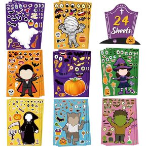 Ohome Halloween Pitice Poster مع ملصقات DIY